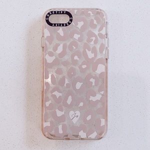 Blush Pink Leopard iPhone 8 Case